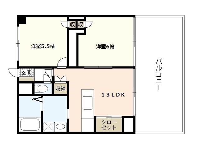 カルチェ・ヴェールE棟