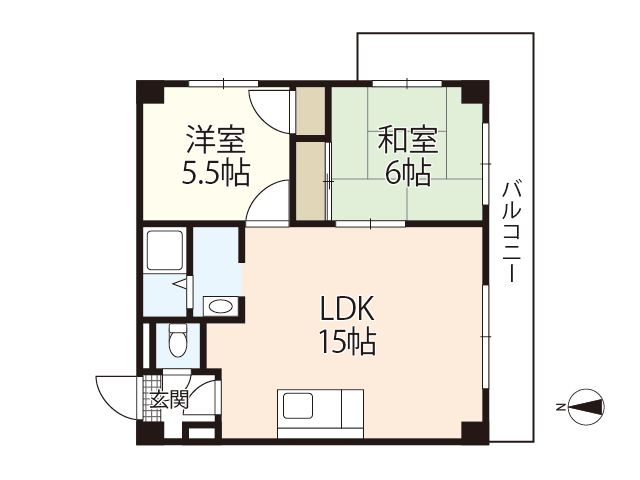 カルチェ・ヴェールE棟