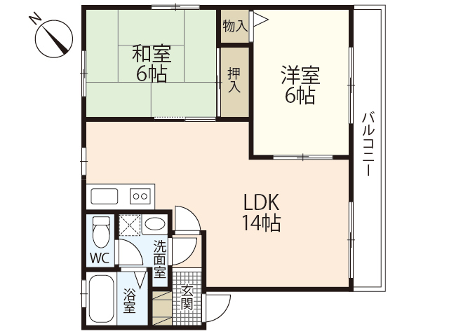 ルミナス上安 B棟