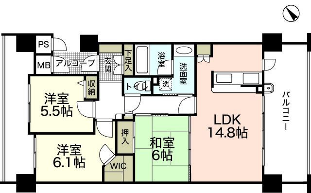 ナタリーマリナタウンセンターコート(1108)