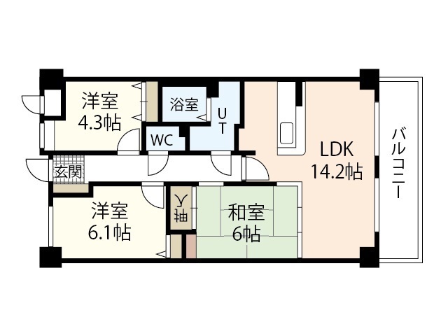 ダイアパレスウエストシティ四季の杜(910)
