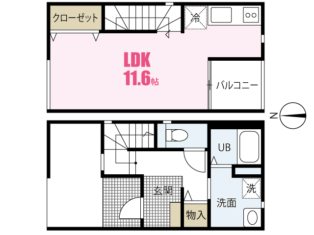 ラヴィーヌ三入B棟