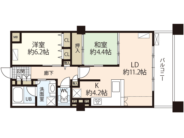 アイレスト中町サンテ・フェスタ平和大通り(1402)