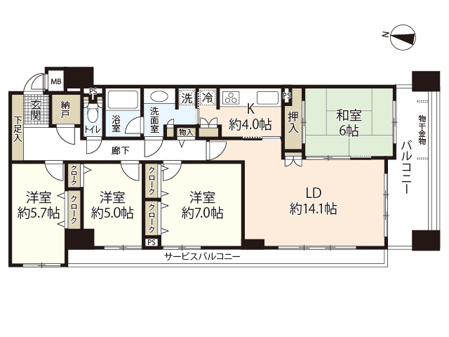 パークシティ牛田(211)