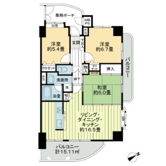 ライオンズマンション白島九軒町