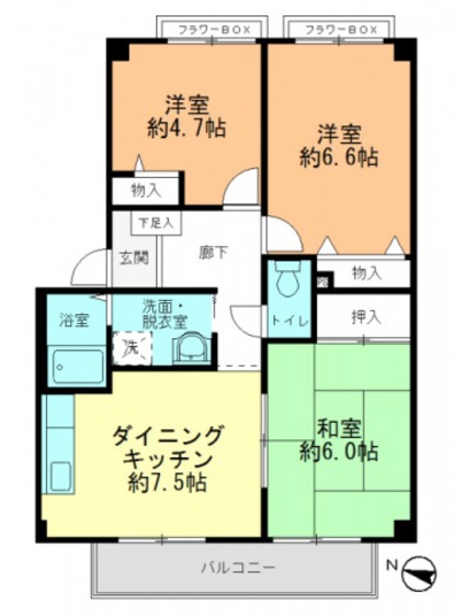 フォブール八木C棟