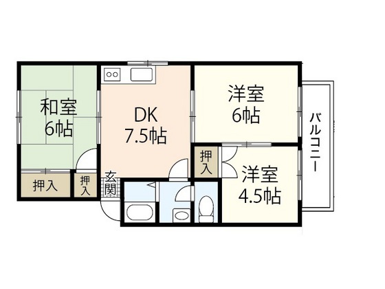 ネオハイツ沖野E棟
