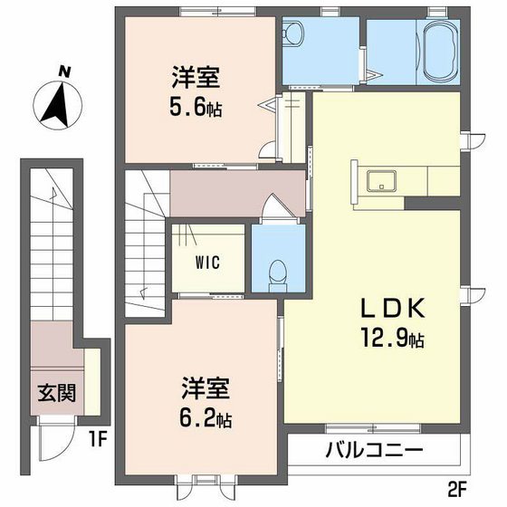 ウィングス緑井 A棟