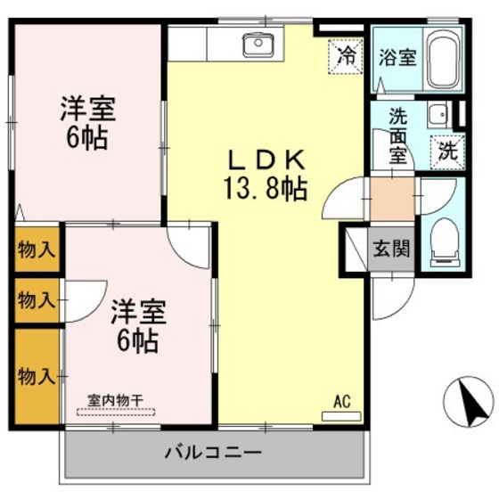 セジュールSHIGENO B棟