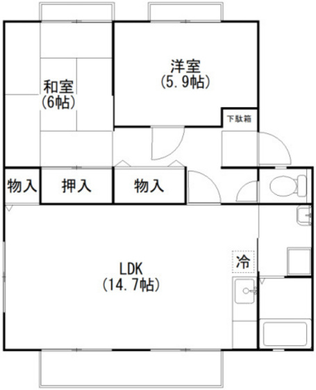 サンライフ坂本 B