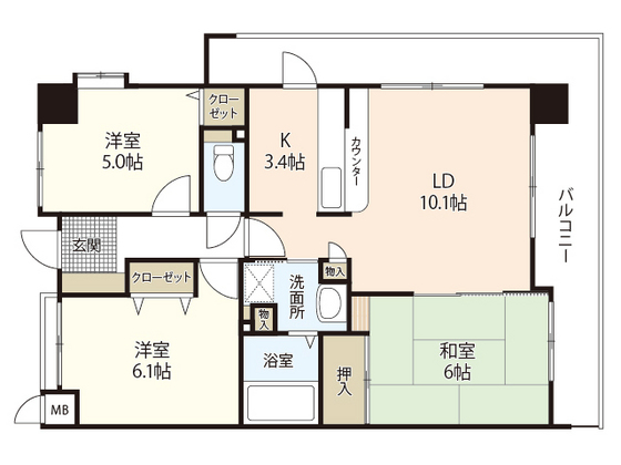 ハウスバーンフリート舟入南