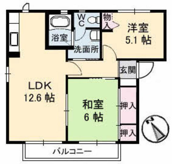 ビューヒルズ若野 A棟