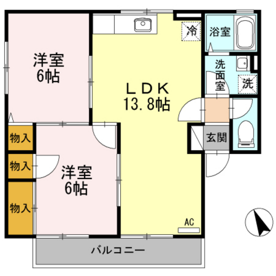 セジュールSHIGENO A棟