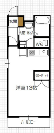 カーサベルデ前空 A棟