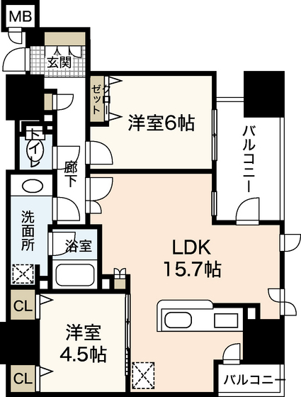 ポレスター平和大通りプレミアムレジデンス