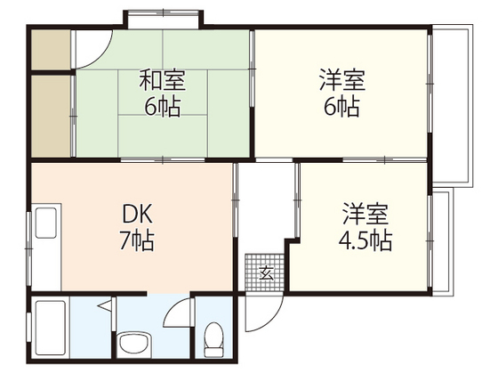 高崎ハイツ D棟
