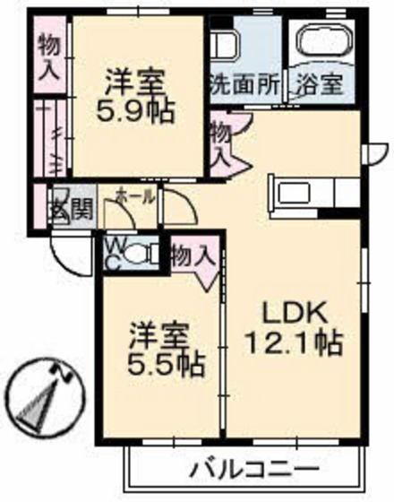 プリムヴェール A棟