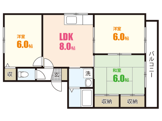 セジュール石田 F棟