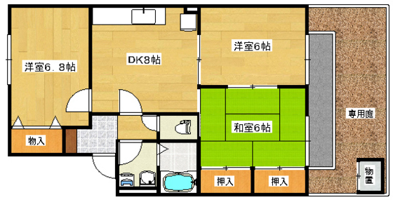 セジュール相田B棟