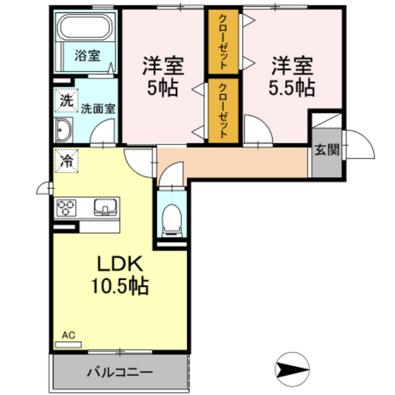 セカンドコート B棟