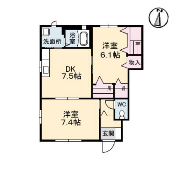 ヴィラージュ A棟