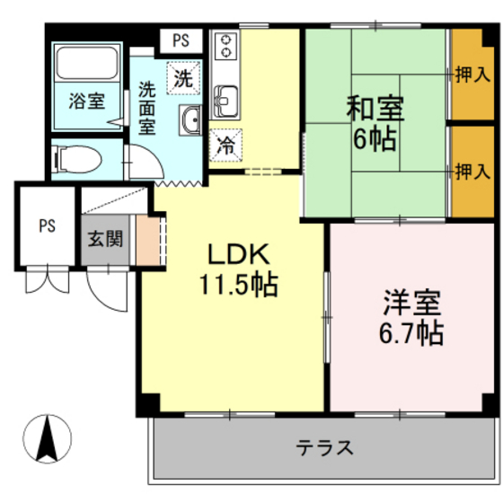 グランデュール高柳 B棟