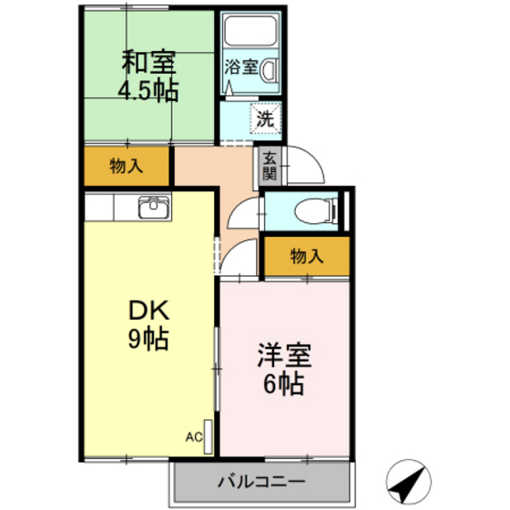 プレジールsukenobu B棟
