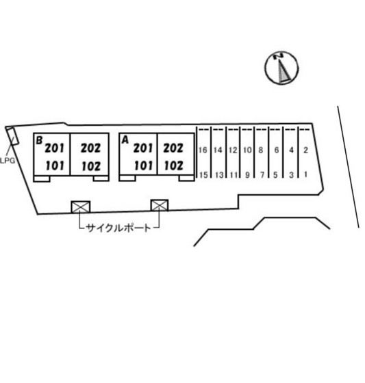 シャーメゾン美月 A棟