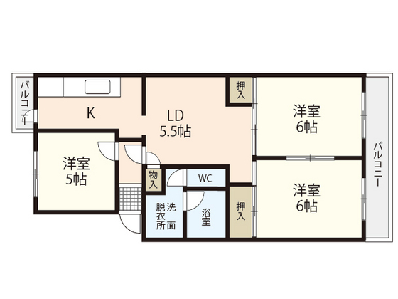 鈴が峰第5団地 3号棟