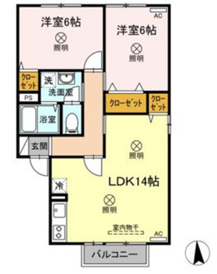 スゥイートガーデン国富 西棟