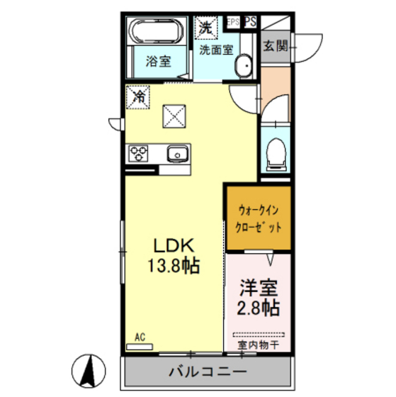 カーサあき亀山 A棟