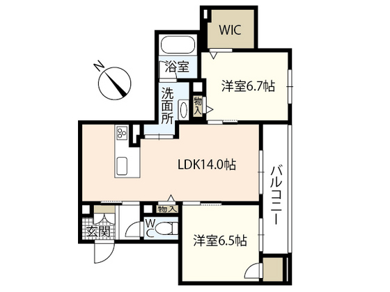 アズール庚午北