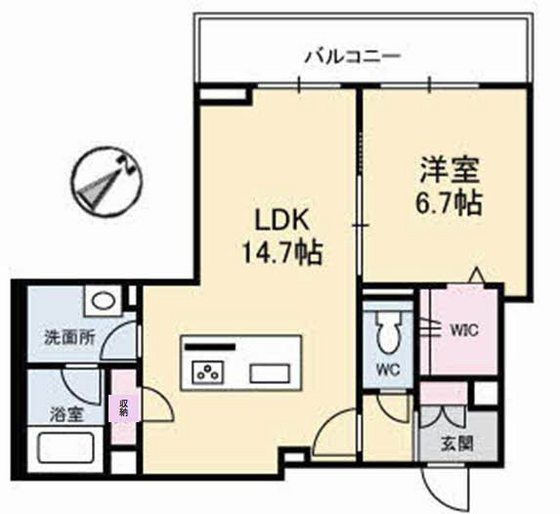 アズール庚午北