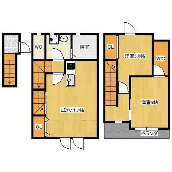 グランフルール庭瀬 B