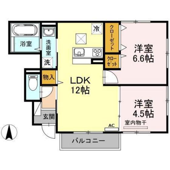 リバーパレスD棟