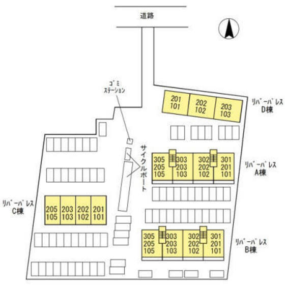 リバーパレスD棟