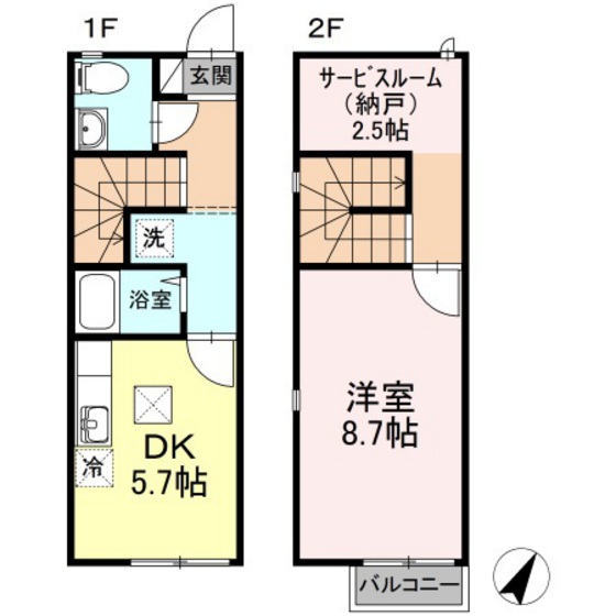 リースランド福島 A棟
