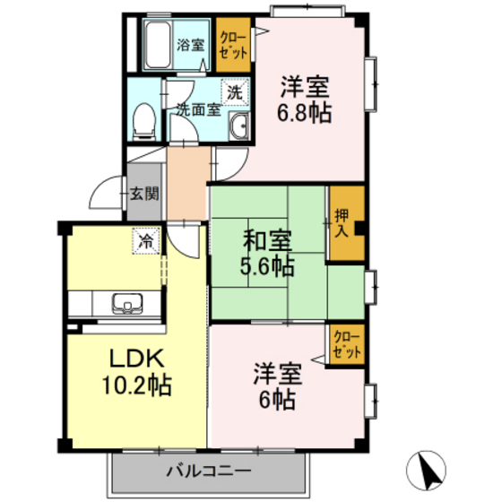 フォブール当新田 A棟