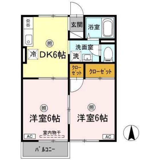 クレールシャトー吉田 A棟