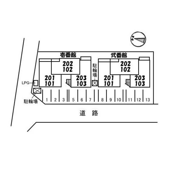 シャーメゾンフェリス 壱番館