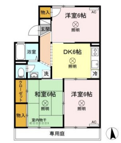 雨あがりの虹 A棟