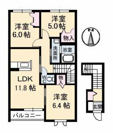 レジデンス原尾島 D棟