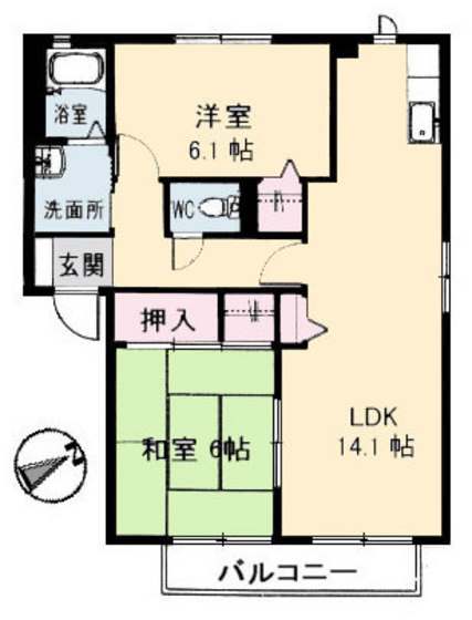 ハイツ上祗園 B棟