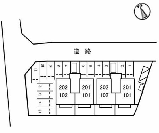 シャーメゾン東湊 B棟
