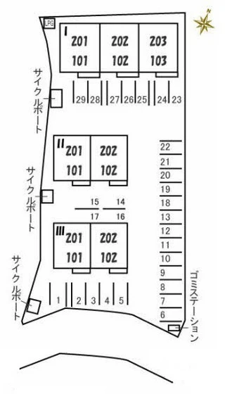 シャーメゾン アドニス Ⅲ棟