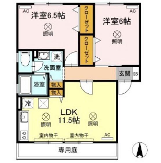 ハイカムール花尻 B棟