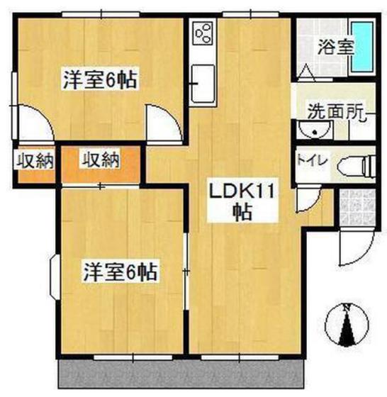 グリーンハイツ福島D棟