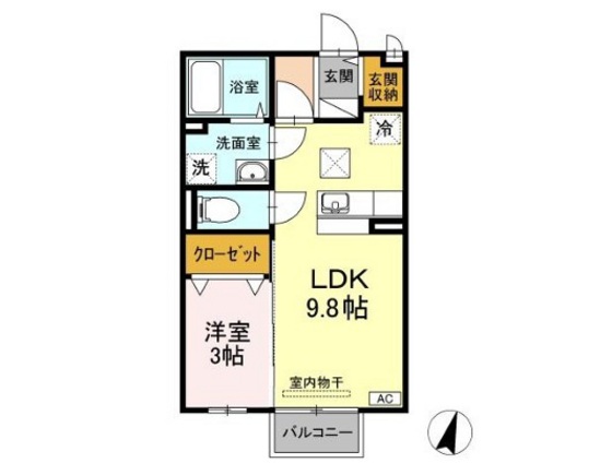 セジュール瀬戸下 B棟