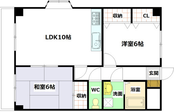 ツインズあまのA棟