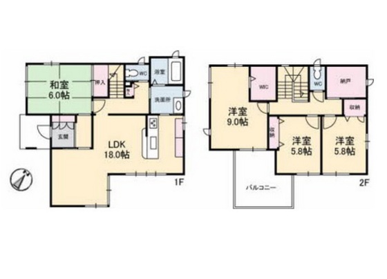 コモンシティ瀬戸8号貸家